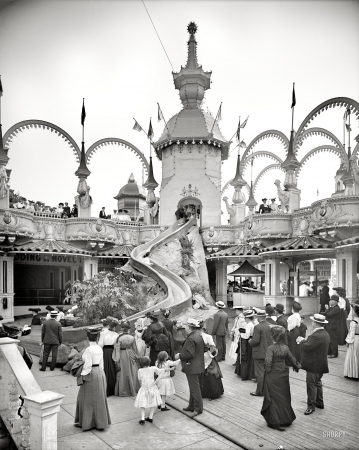 Photo showing: Coney Island Helter-Skelter -- Coney Island, New York circa 1905.
