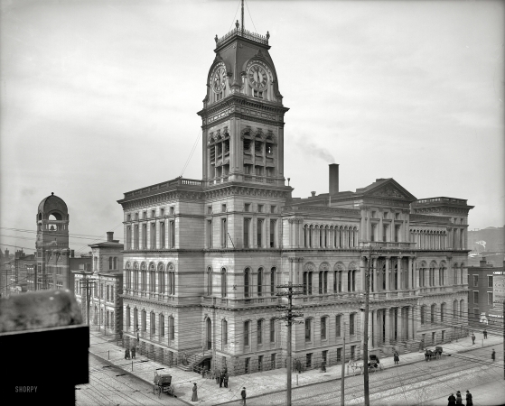 Photo showing: City Hall -- Circa 1906. City Hall, Louisville, Kentucky.