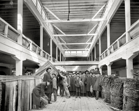 Photo showing: A Tobacco Market -- Louisville, Kentucky, circa 1906.
