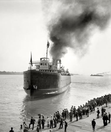 Photo showing: Great Lakes Steamer -- Circa 1901. Pere Marquette transfer boat 17.