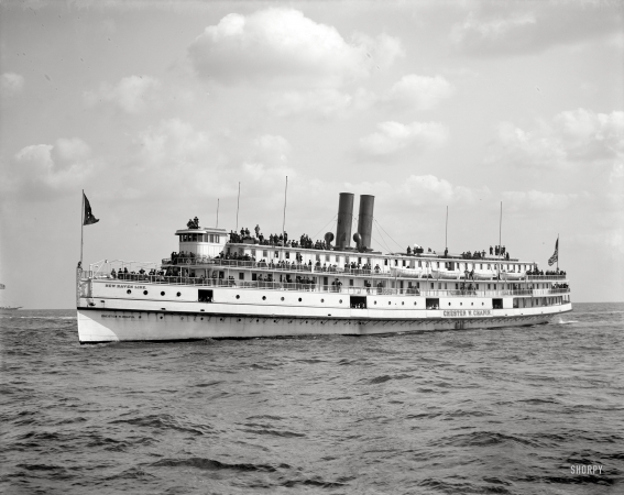 Photo showing: Chester W. Chapin -- Chester W. Chapin, New York Yacht Club steamer, America's Cup races, 1901.