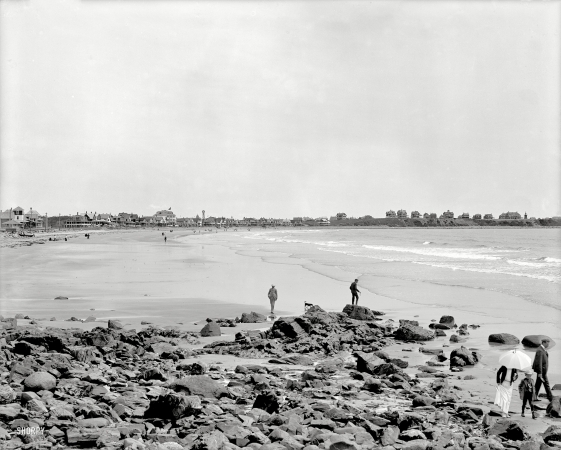 Photo showing: York, Maine -- Long Beach circa 1908.