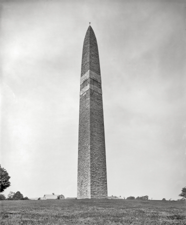 Photo showing: Bennington Battle Monument -- Bennington, Vermont, circa 1905. Monument commemorating Battle of Bennington -- Walmscock, N.Y., 1777.