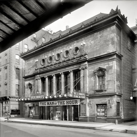 Photo showing: Illinois Theatre -- Chicago, circa 1907.