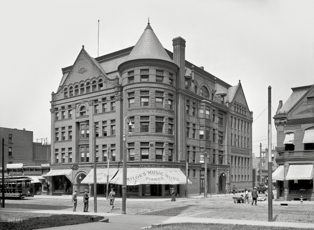 Photo showing: Music House -- Circa 1906. YMCA Building, Springfield, Massachusetts.
