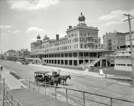 Photo showing: Seaside House -- Atlantic City circa 1907. Seaside Hotel (Seaside House).