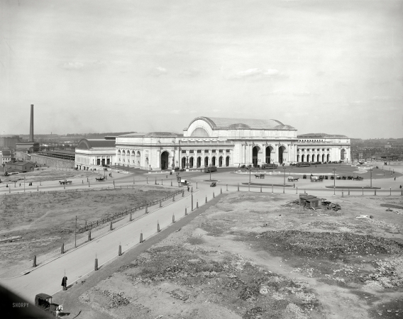 Photo showing: New Union Station -- Washington, D.C., circa 1908.