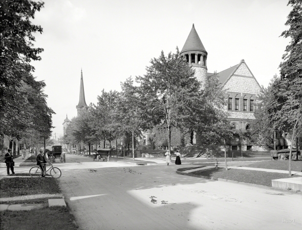 Photo showing: Scenic Saginaw -- Saginaw, Michigan, circa 1908. Hoyt Library.