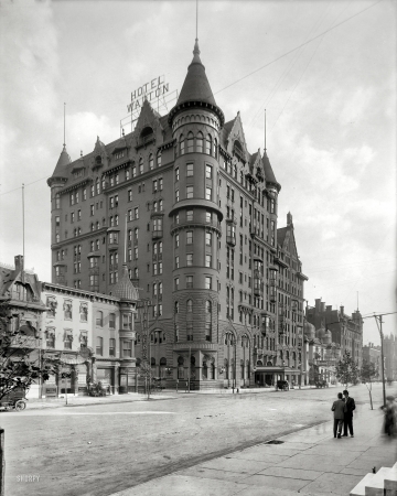Photo showing: Hotel Walton -- Philadelphia circa 1908. Hotel Walton, Broad Street.