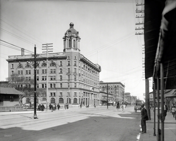 Photo showing: Guarantee Trust Co. -- Circa 1908. Atlantic Avenue -- Atlantic City, N.J.
