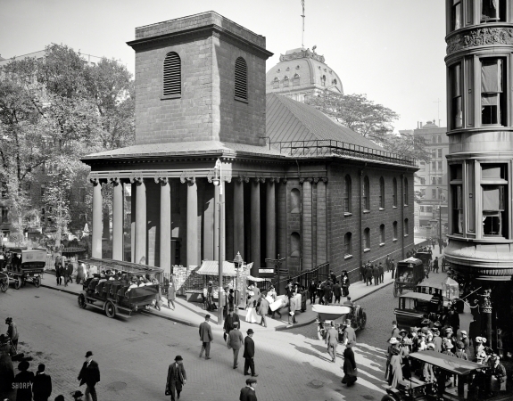 Photo showing: Kings Chapel -- Circa 1909. King's Chapel, Boston.