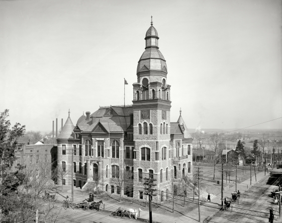Photo showing: Pulaski County Courthouse -- Little Rock, Arkansas, circa 1905.