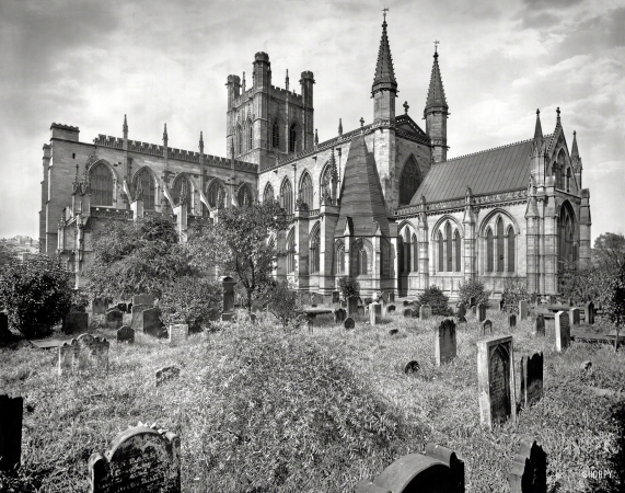 Photo showing: Silent Choir -- Circa 1910. Chester Cathedral, England. Major construction 11th-15th century.