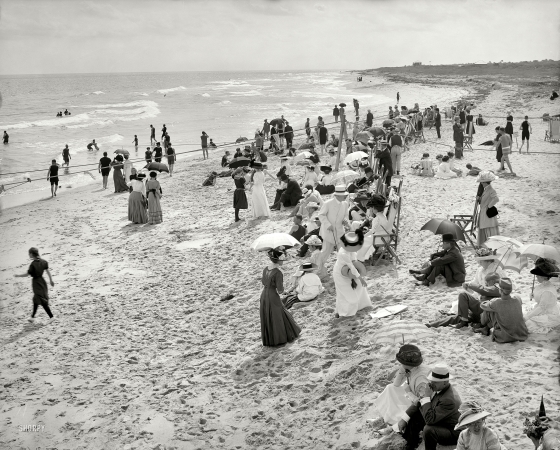 Photo showing: West Palm -- Bathing at West Palm Beach, Florida circa 1910.