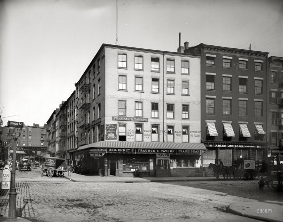 Photo showing: Fraunces Tavern -- New York circa 1900. Fraunce's Tavern, Broad and Pearl Streets. 