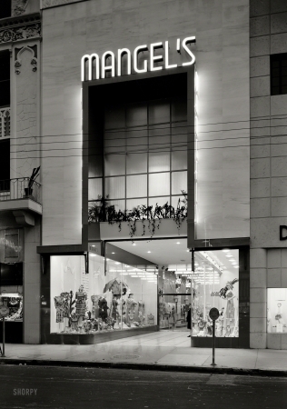 Photo showing: Foot Traffic -- January 21, 1942. Mangel's, 130 E. Flagler Street, Miami, Florida. Morris Lapidus, architect.