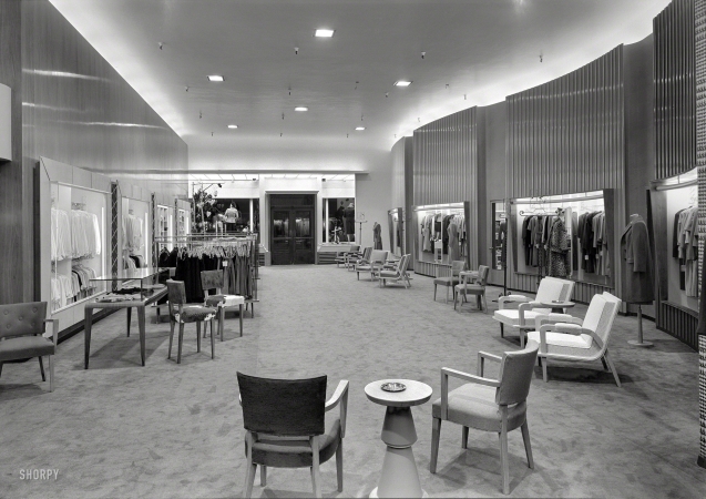 Photo showing: Chic Boutique -- September 24, 1944. Jay Thorpe Inc., West 57th Street, New York City.