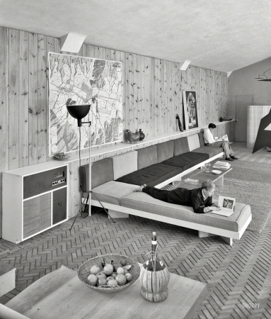 Photo showing: Long Island Luxe -- April 10, 1952. Jose L. Sert, residence at Lattingtown Harbor Estates, Locust Valley, Long Island, New York.