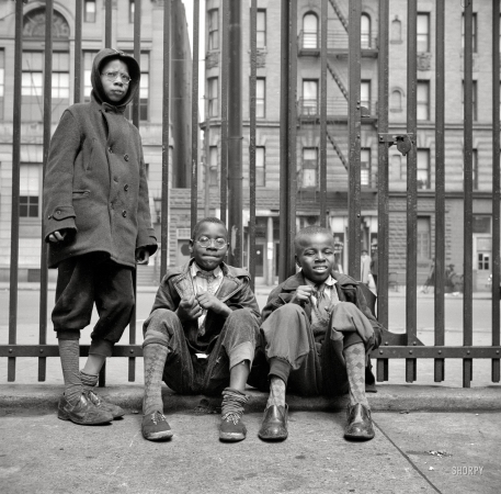 Photo showing: Style Council -- May 1943. Boys who live in the Harlem area.