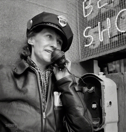 Photo showing: Driver 469 -- November 1942. Salt Lake City, Utah. Woman training to operate buses and taxicabs.