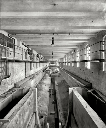 Photo showing: Our New Facility -- New engineering building, big testing tank, University of Michigan at Ann Arbor, circa 1905.